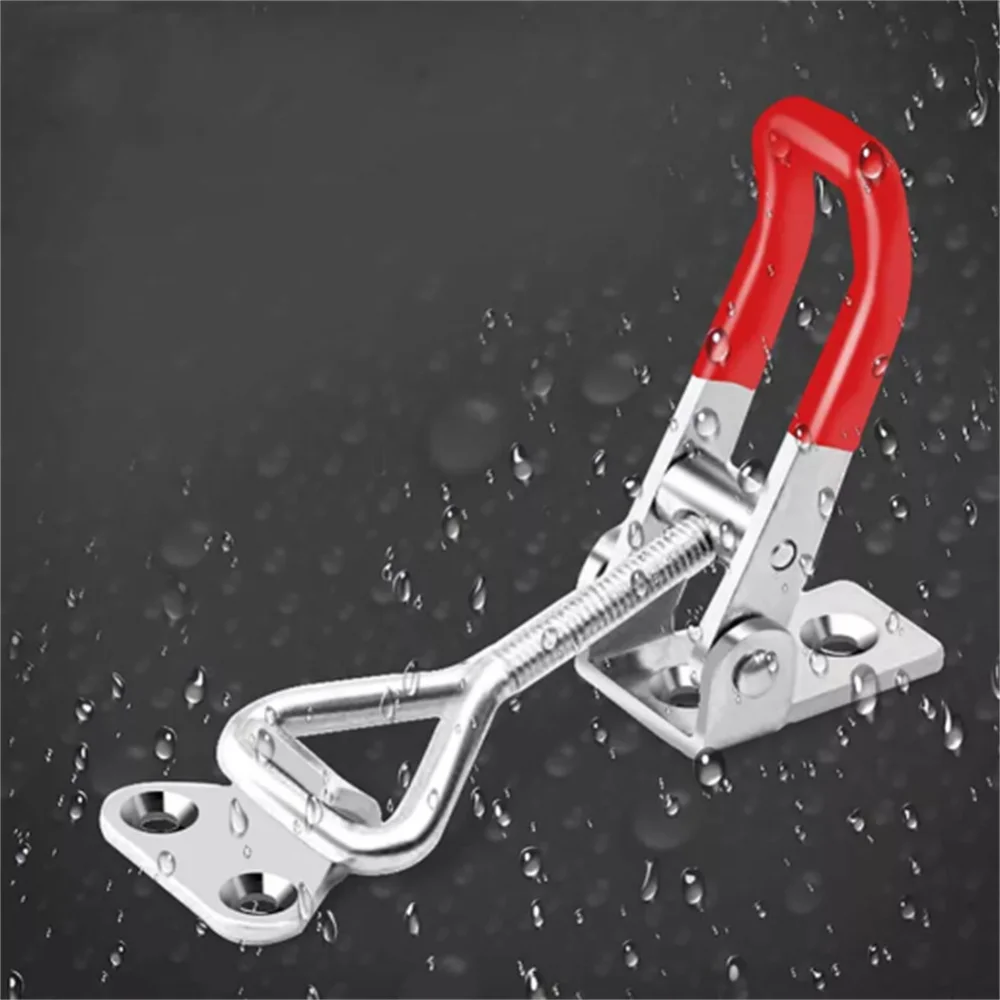 2PCS Adjustable Toggle Clamp Holding Heavy Duty Box Catch Latch Hasp Clip Case