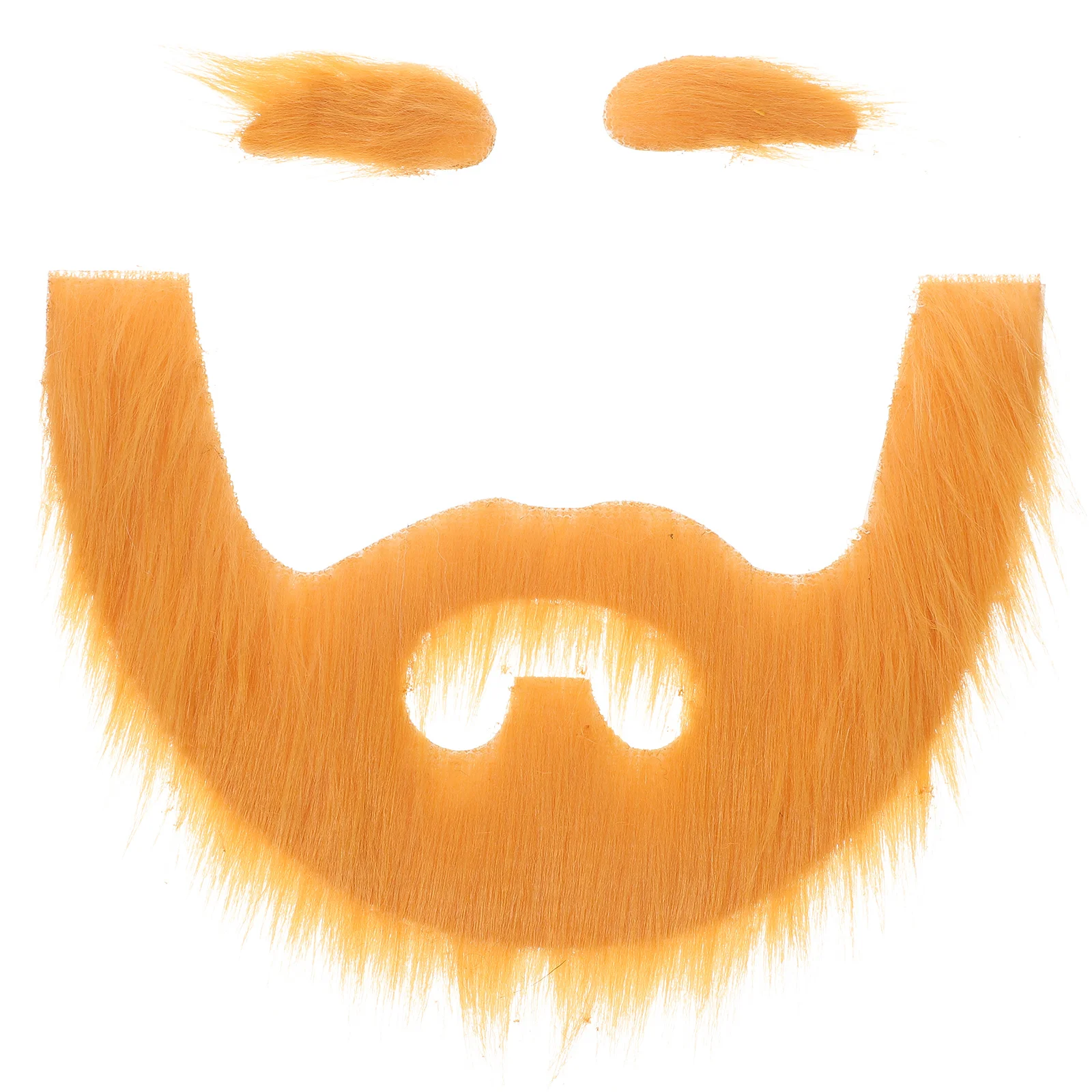 Toy Simulated Fake Beard Eyebrow Decor Man Mustache Stickers for Face Cosplay Wigs