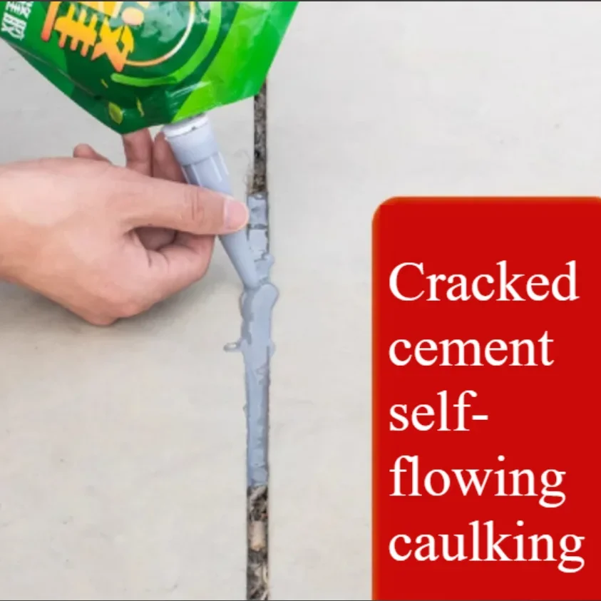 Remplisseur de fissures en béton, auto-nivelant, colle adhésive pour calfeutrage, haute Performance, séchage rapide, étanche, réparation du calfeutrage du béton