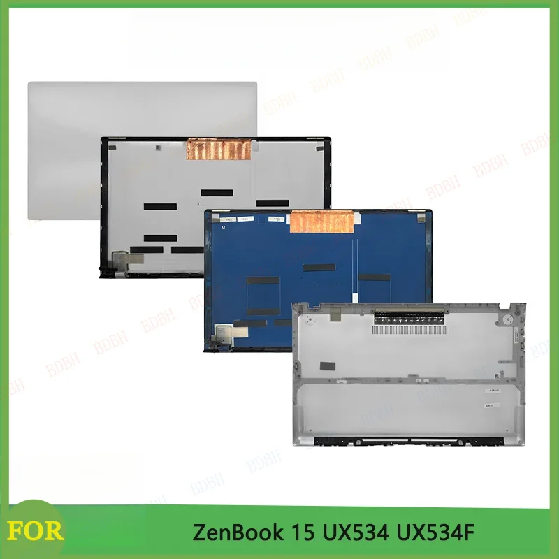 New For ZenBook 15 UX534 UX534F UX534FA UX533 Laptop Touch LCD Screen Rear Lid Top Case/Back Cover/Front Bezel/Bottom Case