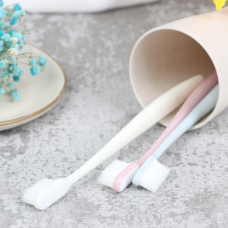 3PCS/Set Toothbrush Medium Soft Gentle Family Oral Hygiene Care Portable Adult Silicone Nano Toothbrush Household Adult Model