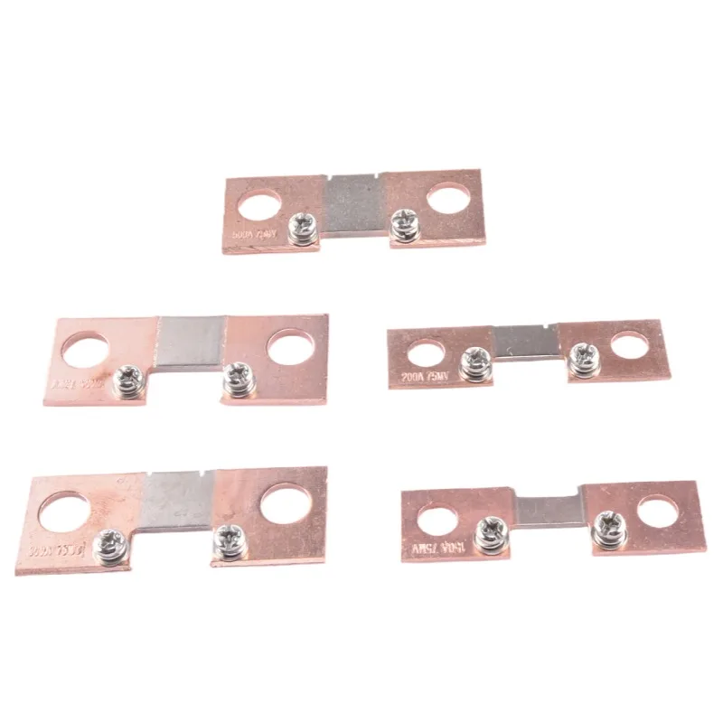 FL-P Chip shunt 100A 75mV Integrated on PCB 150A 200A 300A 400A 500A Tied To The Batter Copper Sampling Resistor DC Shunt