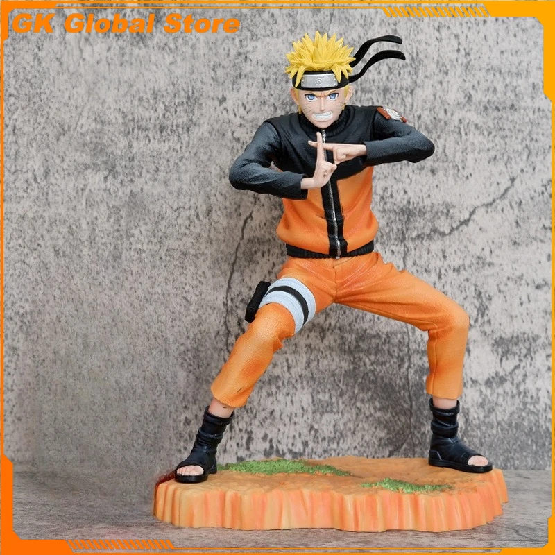 

25 см новая аниме-фигурка Наруто Узумаки Наруто периферийные устройства ПВХ модель сцена статуя украшения для рабочего стола подарки на день рождения игрушки