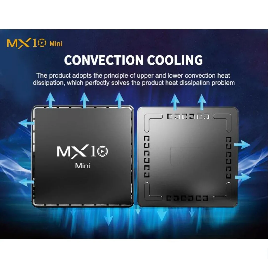 Streaming TV Box MX10 MINI Android 10 OS 4K HDR Playback Smart TV with Google Play Store Set-Top TV Box Hot Sales 2025