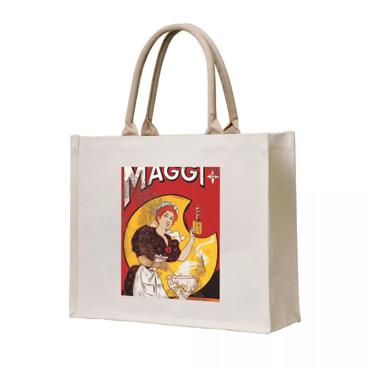 

Maggi Magic Tote Bag supermarket folding bag Canvas shoulder bag cute pouch