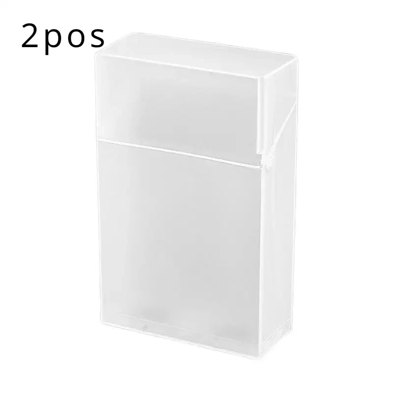 2 PCS transparent cigarette case protection lighter case storage case Portable plastic cigarette lighter case accessories