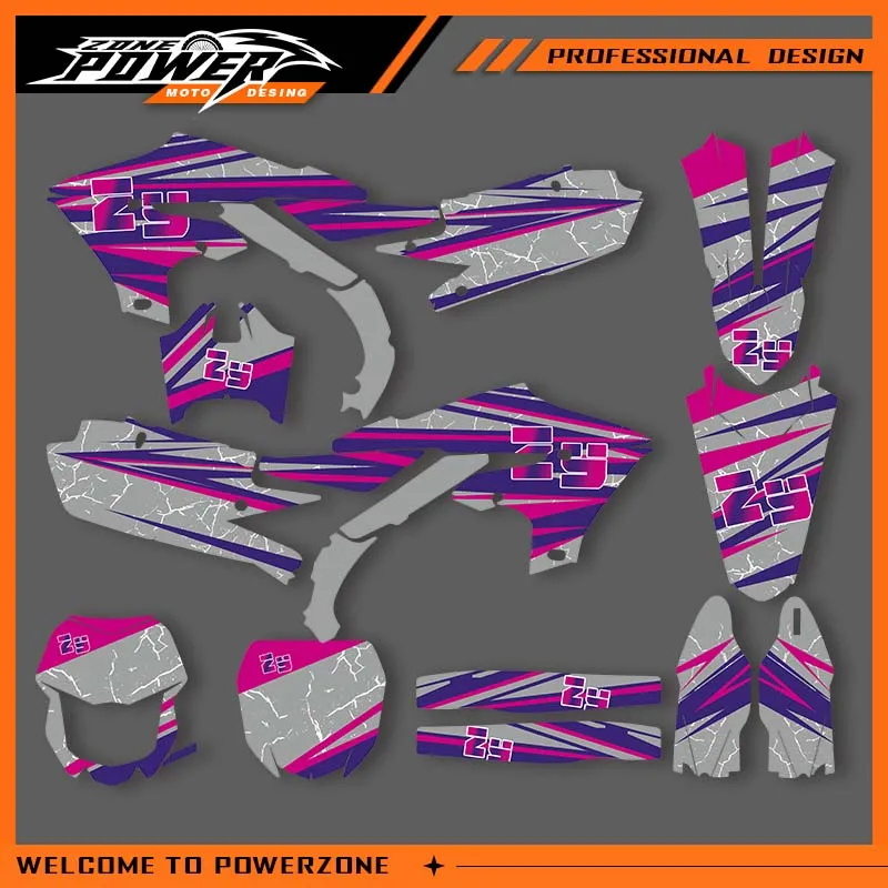 

Powerzone Graphics For YAMAHA 2019-2023 YZF250 2018-2022YZF450 2019-2022 WRF450 2020-2023 WRF250 Decal Stickers Motorcycle