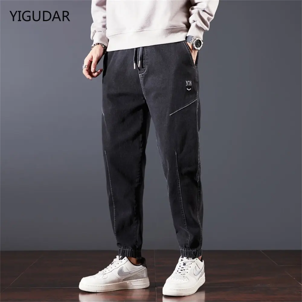 

2022 Joggers Cargo Pants Men Harem Pants Hip Hop Casual Multi-Pockets Trousers Mens Sweatpants Streetwear Men Pants thin