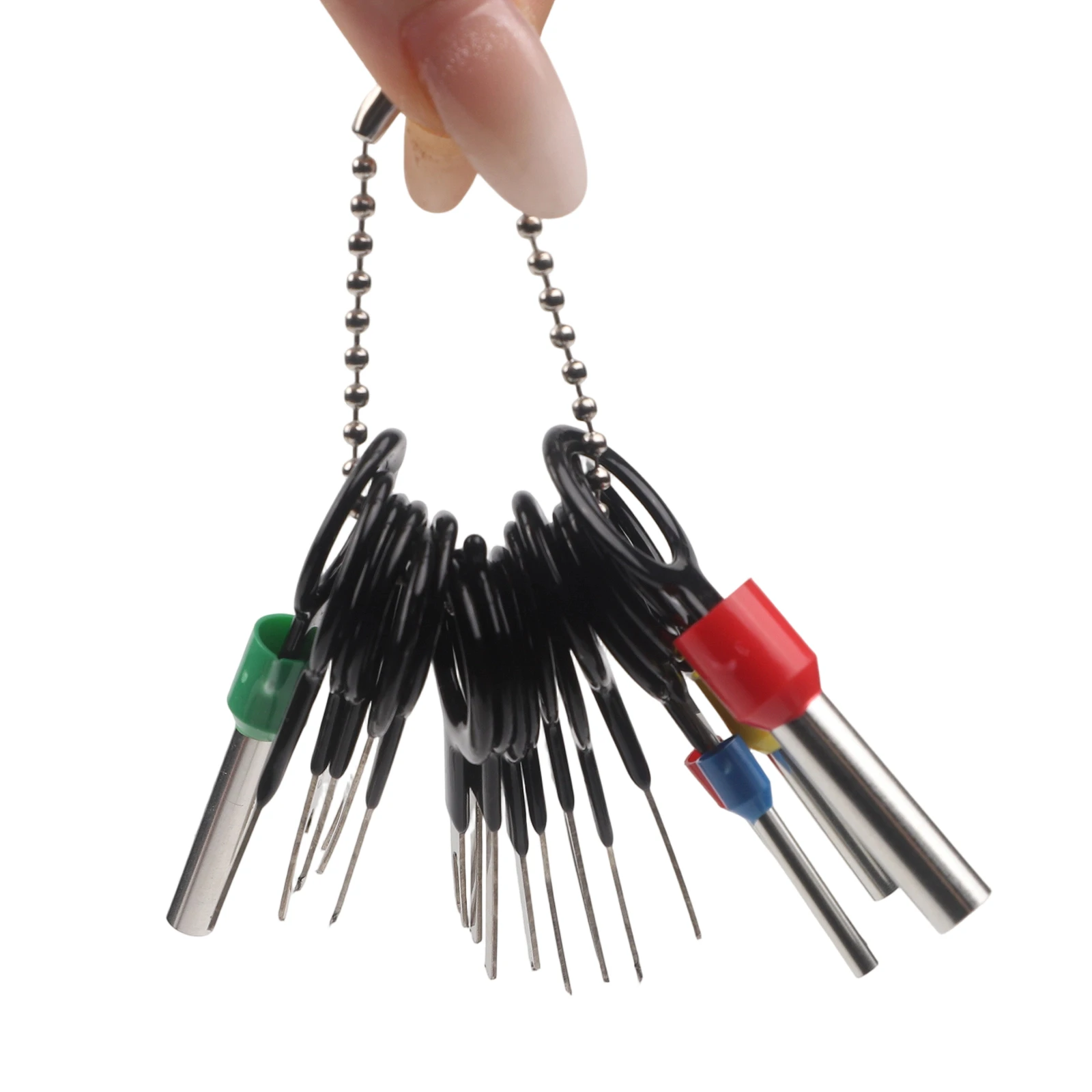 Connector Kit Pin Extractor Remove And Add Wires Stainless Steel For 301 Mechanical Wire Connector Tool Black Silver