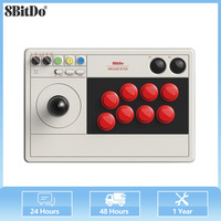 8BitDo Arcade Stick Support For Nintendo Switch/Windows7/8/9/10/11/PC/Steam Arcade Bluetooth 2.4G USB Controller