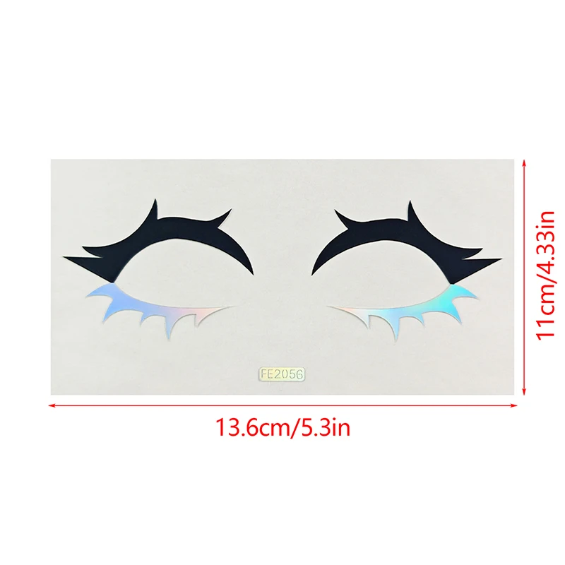 Kolorowe naklejki do makijażu oczu Laserowy eyeliner Eyebrows Face Art Naklejki Naklejki Halloween Nowy Rok Festiwal Dekoracje imprezowe