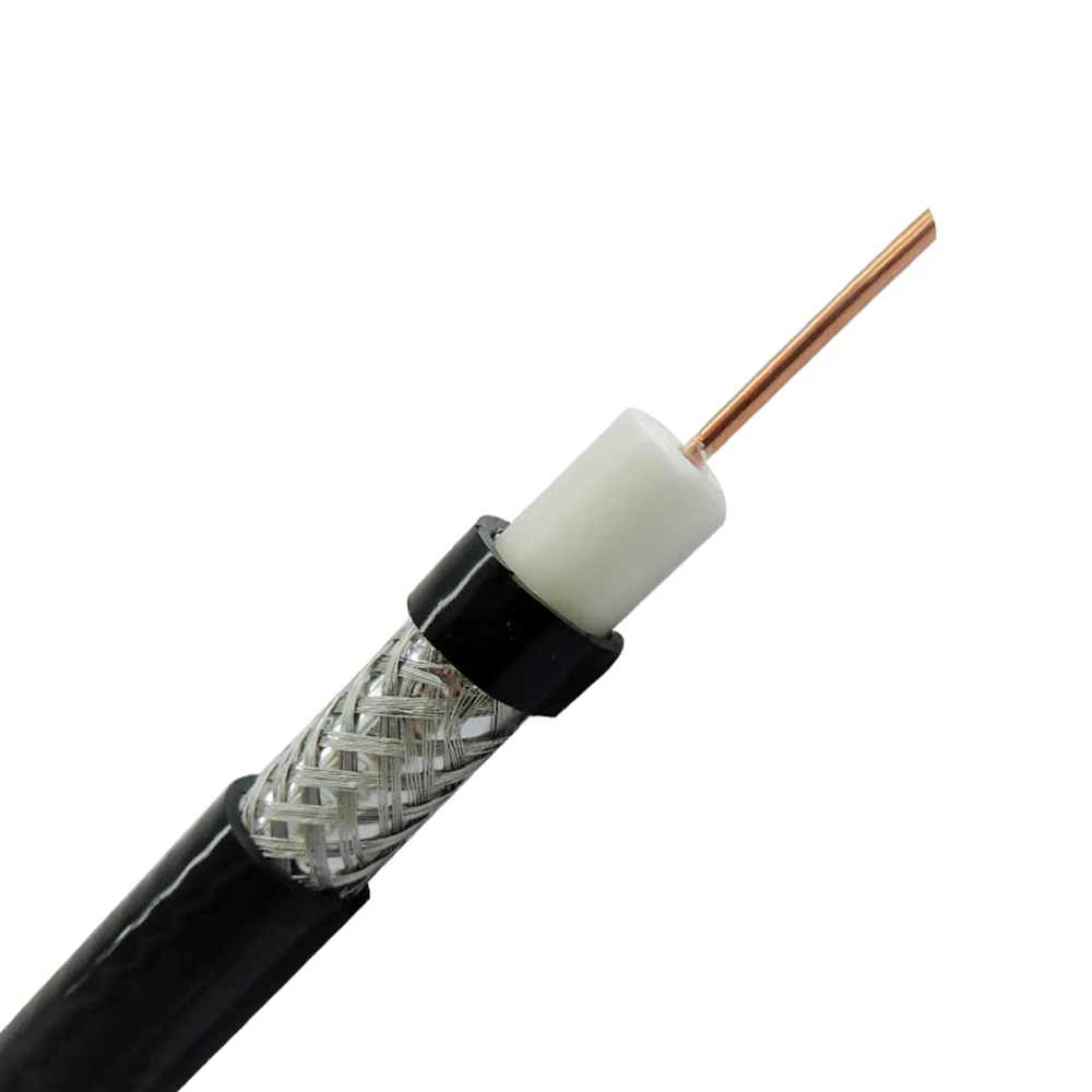 HD Video Cable SYWV75-9 75-7  TV Coaxial Wire Main Wire Monitoring Closed Circuit Oxygen Free copper 5m Electric Line