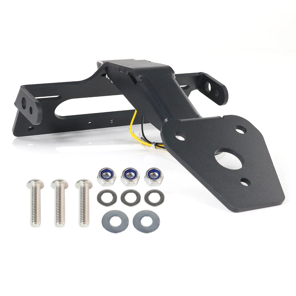 Motorcycle Fit For Triumph Tiger 660 Sport 2022-2024 Rear License Plate Holder Bracket with Light Tail Tidy Fender Eliminator