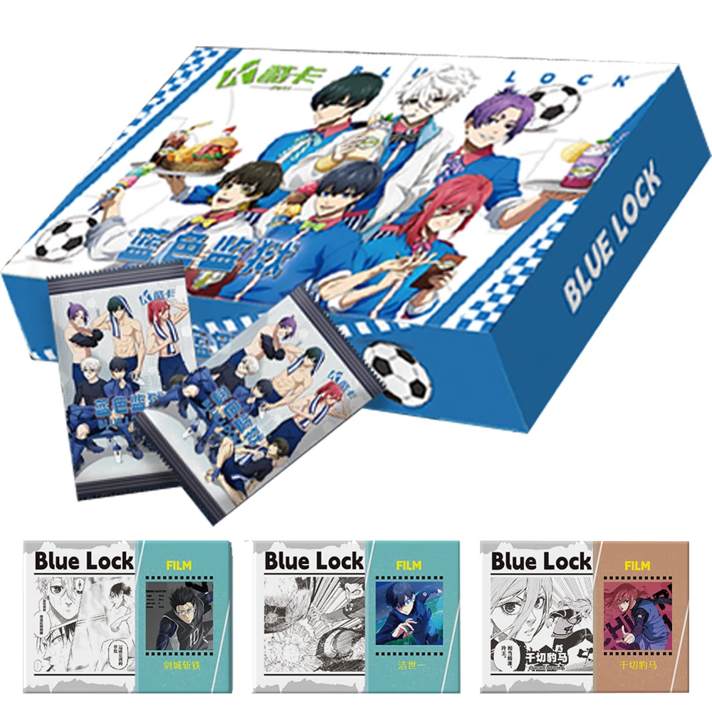 

BLUE LOCK Collection Card For Children Kira Ryosuke Nagi Seishiro Classic Character Puzzle Limited Game Card Family Kids Gifts