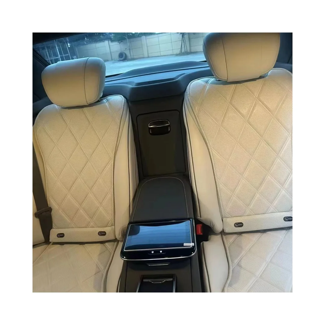 Luxury design electric rear seats with center console fridge interior upgrade for Mercedes S class S350 S500 S550 W221