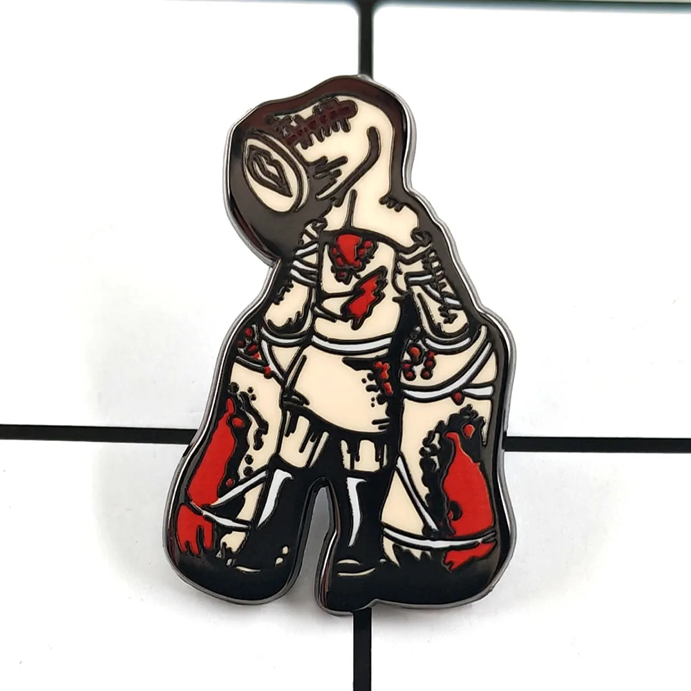 Silent Hill Monster Broche Terrível Carne Casaco Apertado Monstro Emblema Anime Imagem Periféricos Esmalte Pin Fãs Vestir Decoração