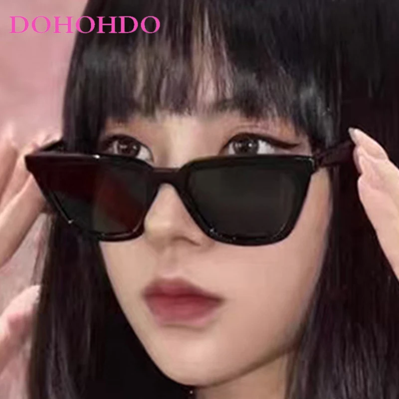 

Luxury Brand Design Vintage Cat Eye Sunglasses Women Small Frame Sun Glasses Female Trendy Fashion Shades UV400 Lentes De Sol