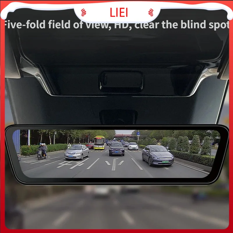 LIEI For Formula Leopard 5 Rearview Mirror Original Reverse Auxiliary Driving Recorder HD Night Vision Wide Angle DVR Dash Camer