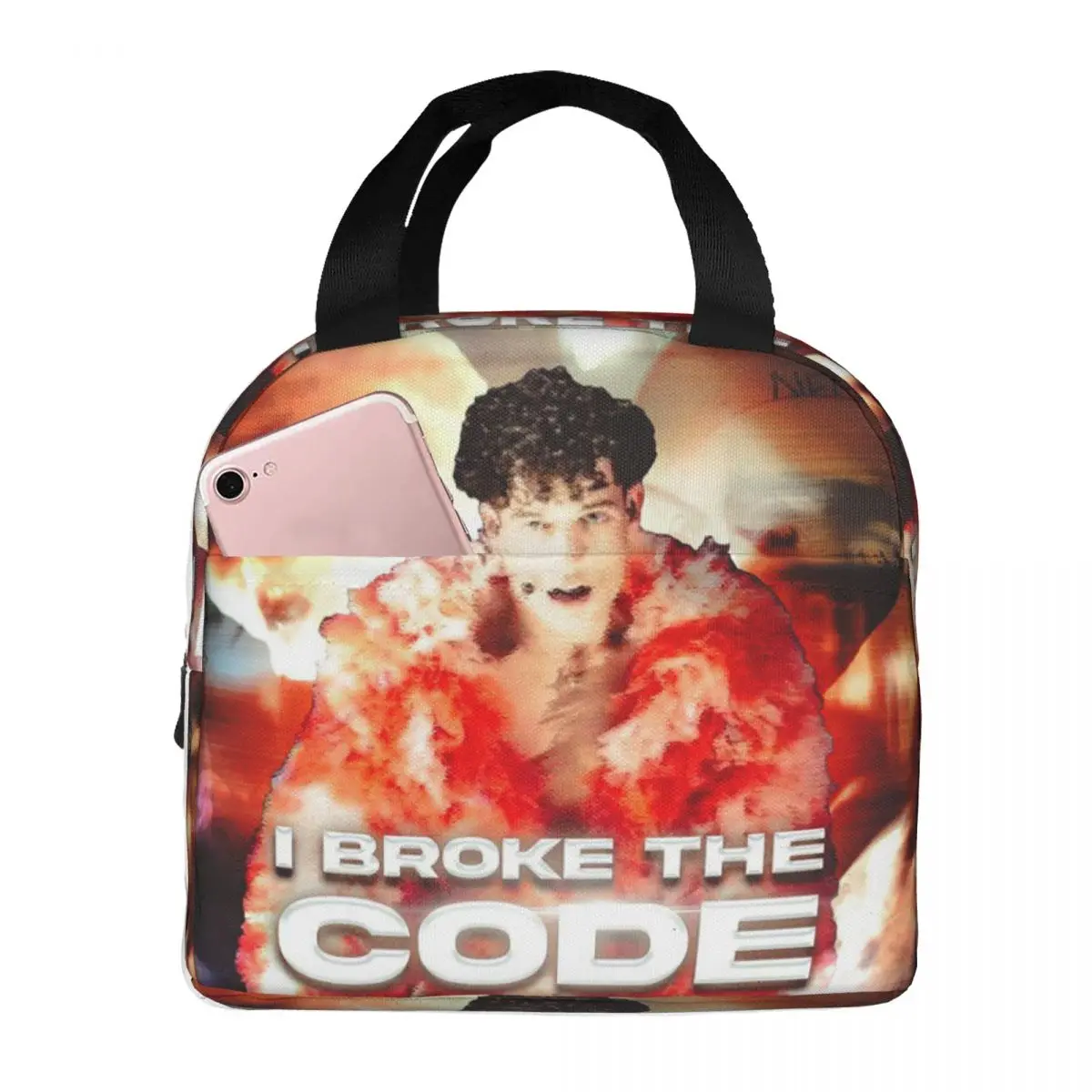 

Nemo The Code Eurovisions Switzerland Winner Изолированная сумка для обеда-холодильник Термальная коробка для еды Сумка-тоут Ланч-боксы Контейнер