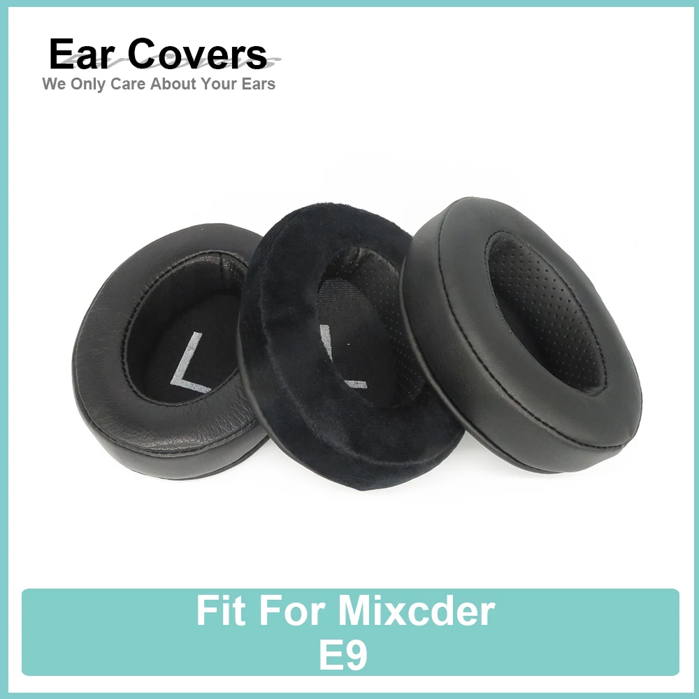 Earpads For Mixcder Mixcder E9 Headphone Earcushions Protein Velour Sheepskin Pads Foam Ear Pads Black