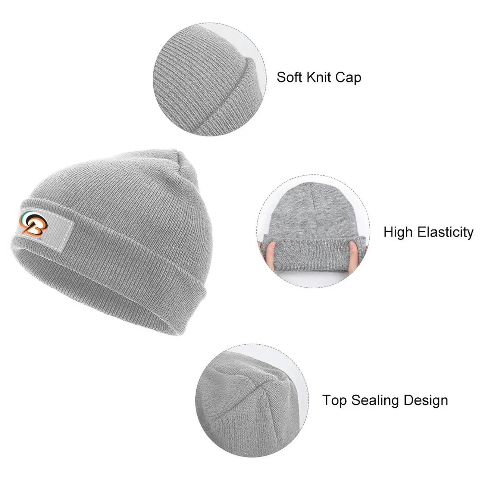 The Baysox Bowie merch Knitted Hat Streetwear Luxury Hat custom hats Cap Woman Men's image 3