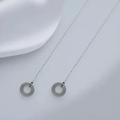 2Pcs Jazz Drum Specific Cymbal Sizzle Extension Chain Alloy Ride Cymbal Accessory Sound Enhancement Sustain Depth Effect