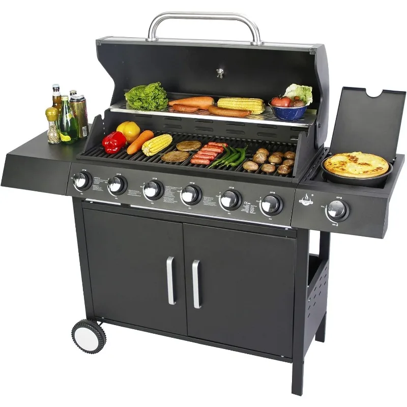 

Customized Great Selling Professional Quality Bbq Portable Restaurant Grill bbq 6 burners gas grills