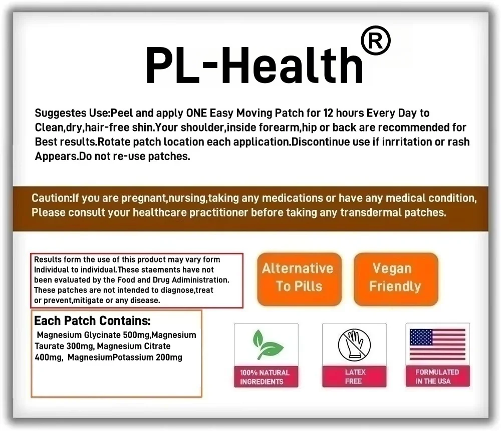 30枚入り カリウム・マグネシウム経皮パッチ グリシン酸、タウリン酸、クエン酸配合 免疫力と筋肉サポート