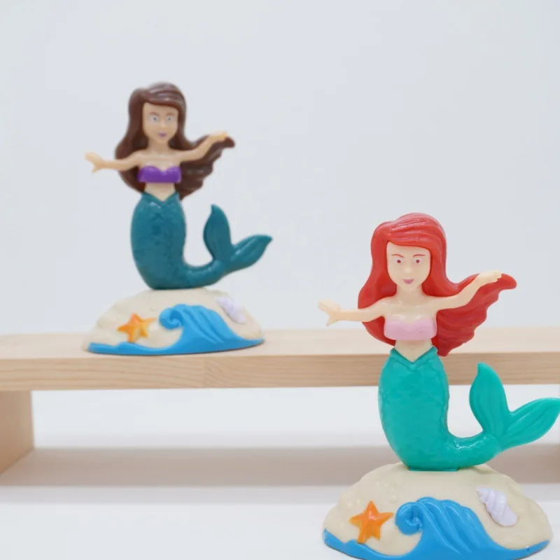 Neue Kreative Sommer Strand Meerjungfrau Solar Spielzeug Cartoon Nette Meerjungfrau Schwingen Tanzen Auto Dekoration Ornamente Kinder Solar Spielzeug