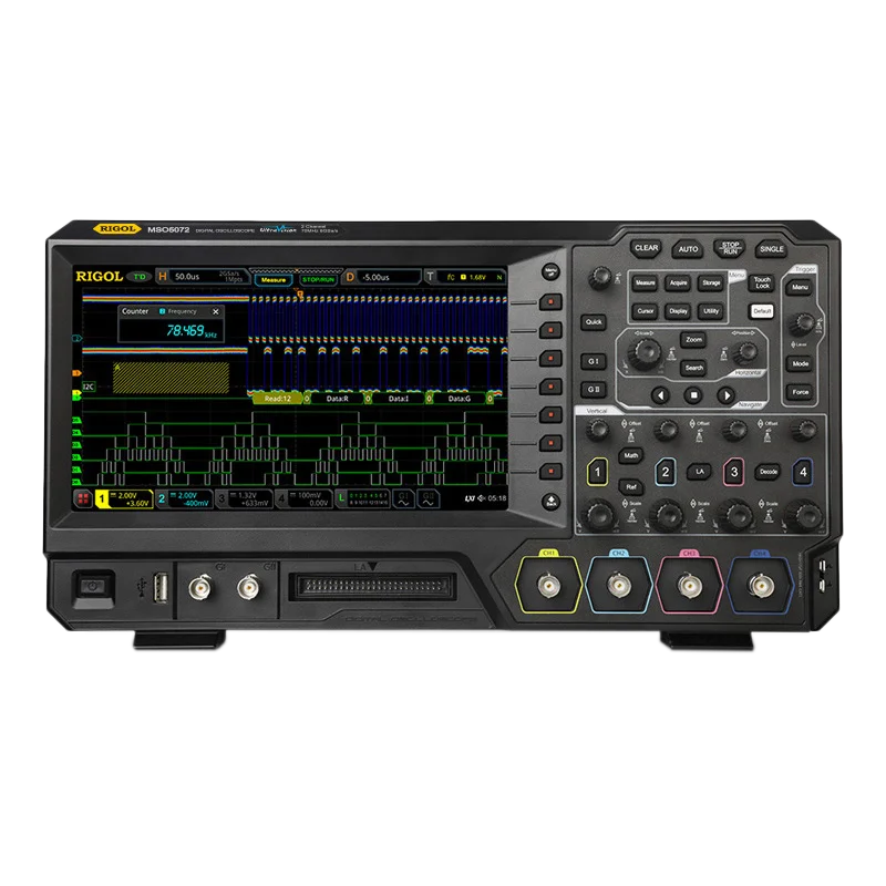 

RIGOL Digital Oscilloscope MSO5074 MSO5072 MSO5102 MSO5104 70/100MHz 2/4 Channel with Real-Time Sampling Technology
