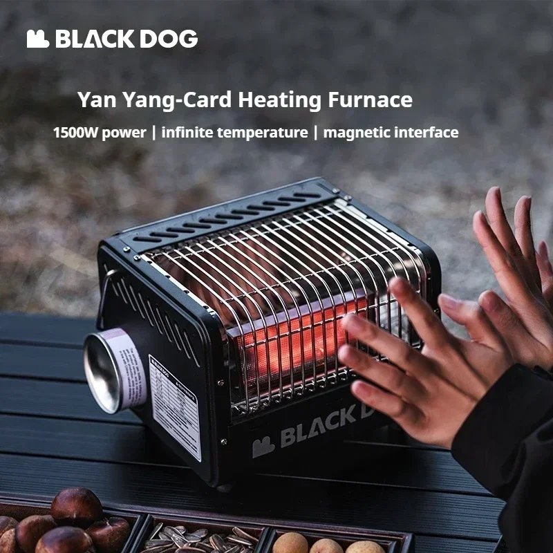 Naturehike BLACKDOG Heating Stove 1500W Gas Heater Multi-function Outdoor Camping Hiking Winter Warm Portable Cassette Burner