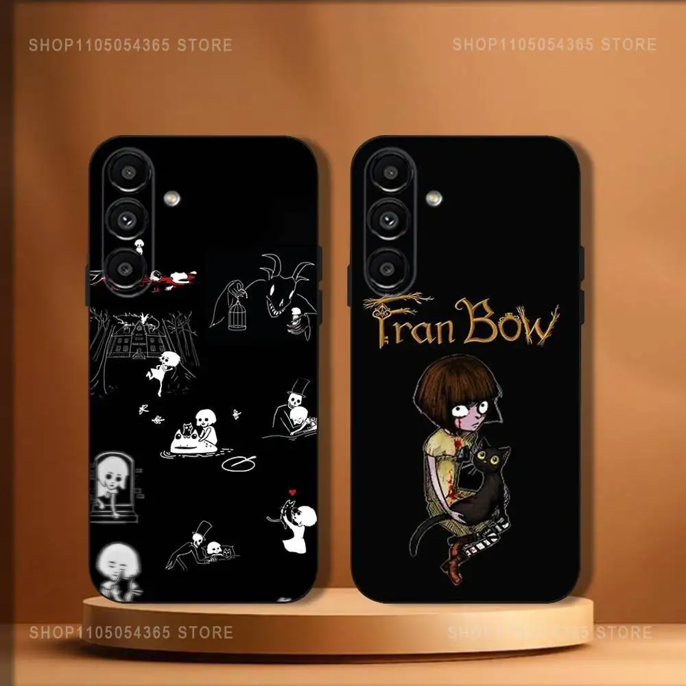 

Fran Game B-Bow Phone Case For Samsung Galaxy A20,A21s,A22,A31,A32,A52,A53,A72,73,A80 Soft Black Cover