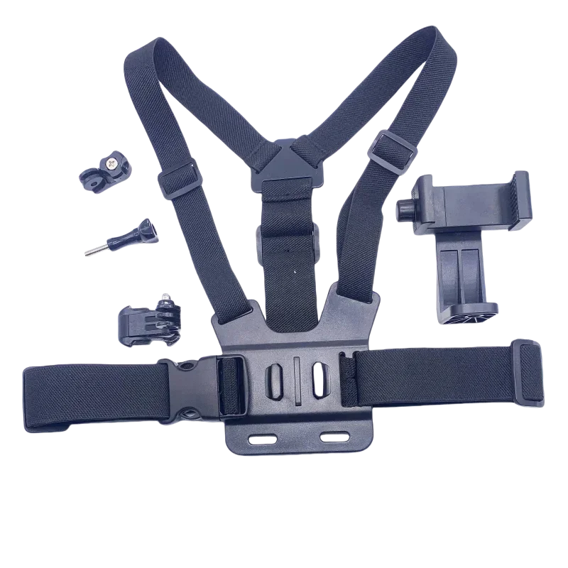 Adjustable Chest Mount Harness Strap For GoPro Hero 12 11 10 9 8 7 6 5 4 SJCAM Insta360 X2 X3 DJI Osmo Action Camera Accessories