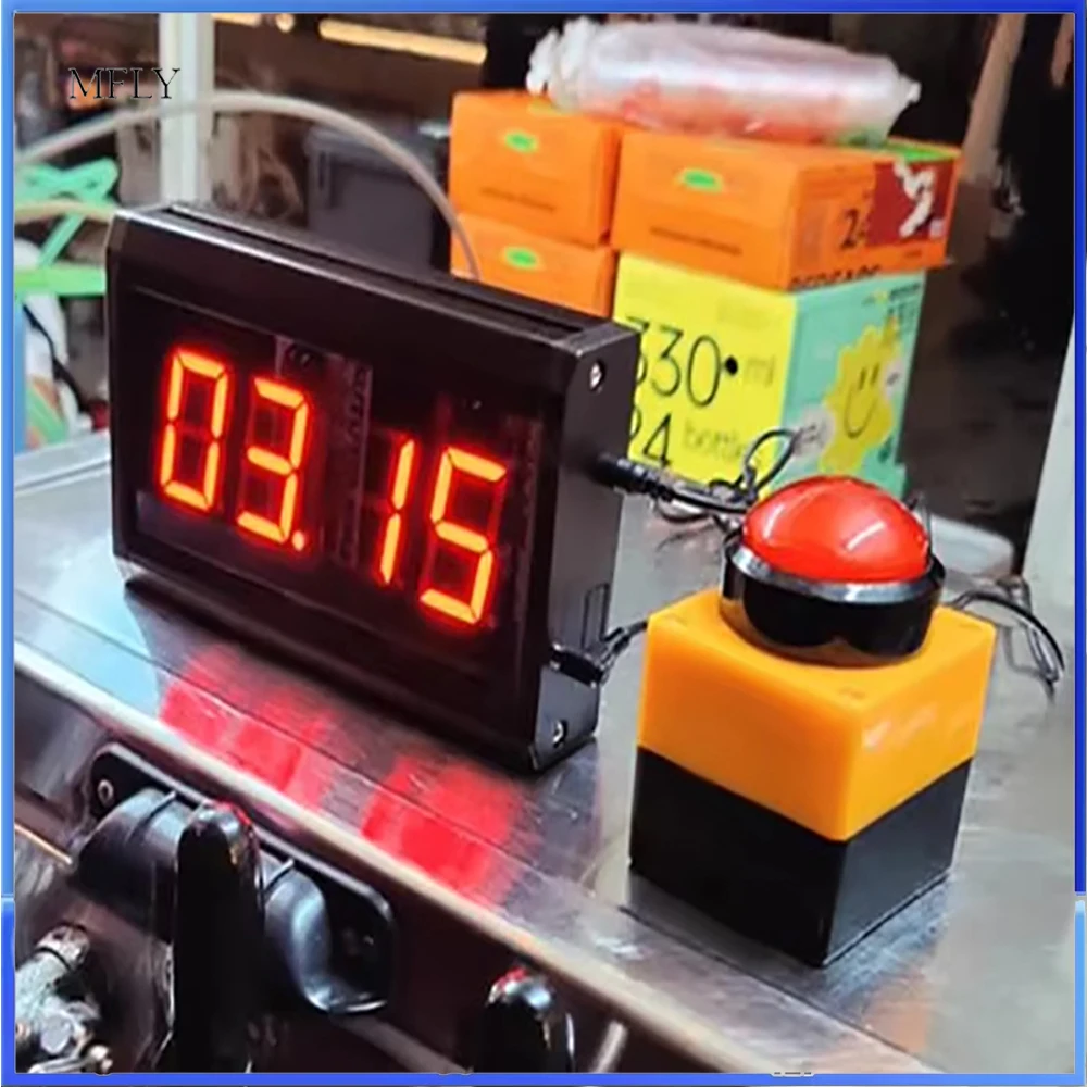 For Competitions, Speeches, Marathon, Basketball, and MoreMulti-Function Hand-Slap Timer with 1.8