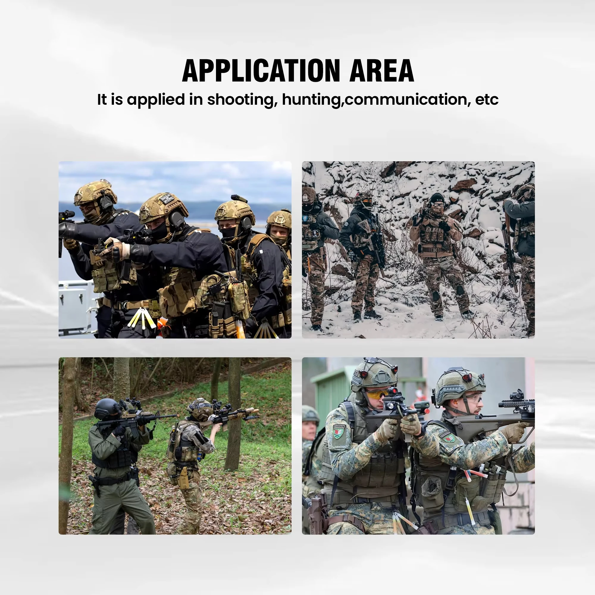 Newest Shooting Earmuffs Tactical Electronic Helmet Headset Hunting Hearing Protector Noise Reduction Headphone