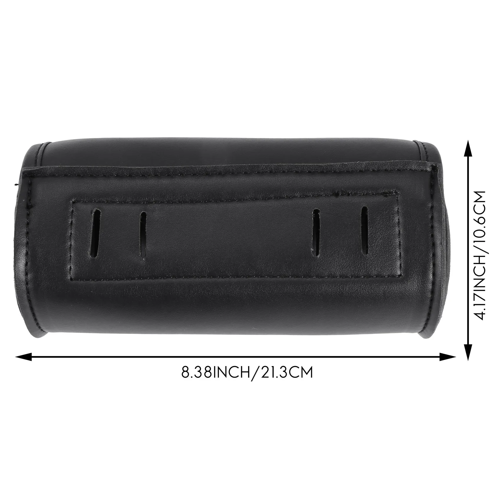 Motorcycle Fork Bag PU Handlebar Tool Pouch with 2 Straps, Universal SUP view 6