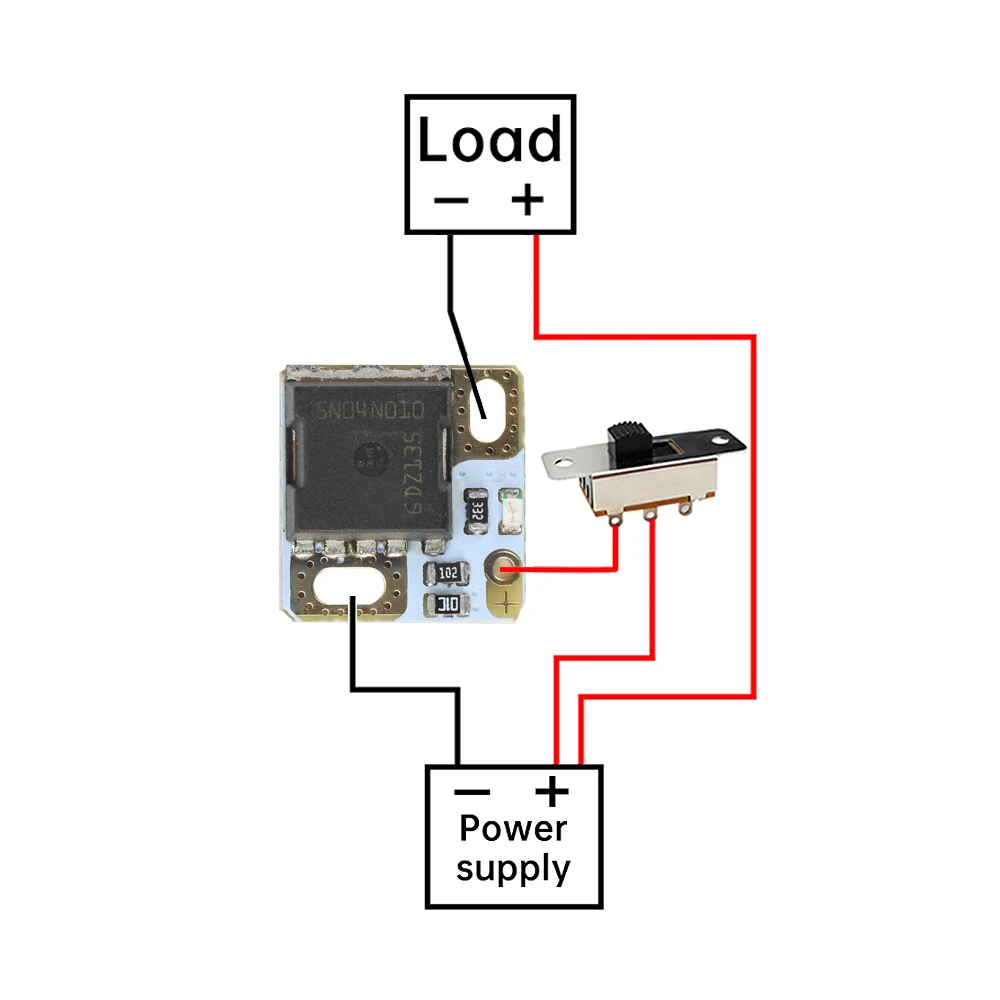 Mini High Power MOS Trigger Switch โมดูล Field Effect Tube PWM ระเบียบอิเล็กทรอนิกส์แผงควบคุมสวิทช์ขายส่ง
