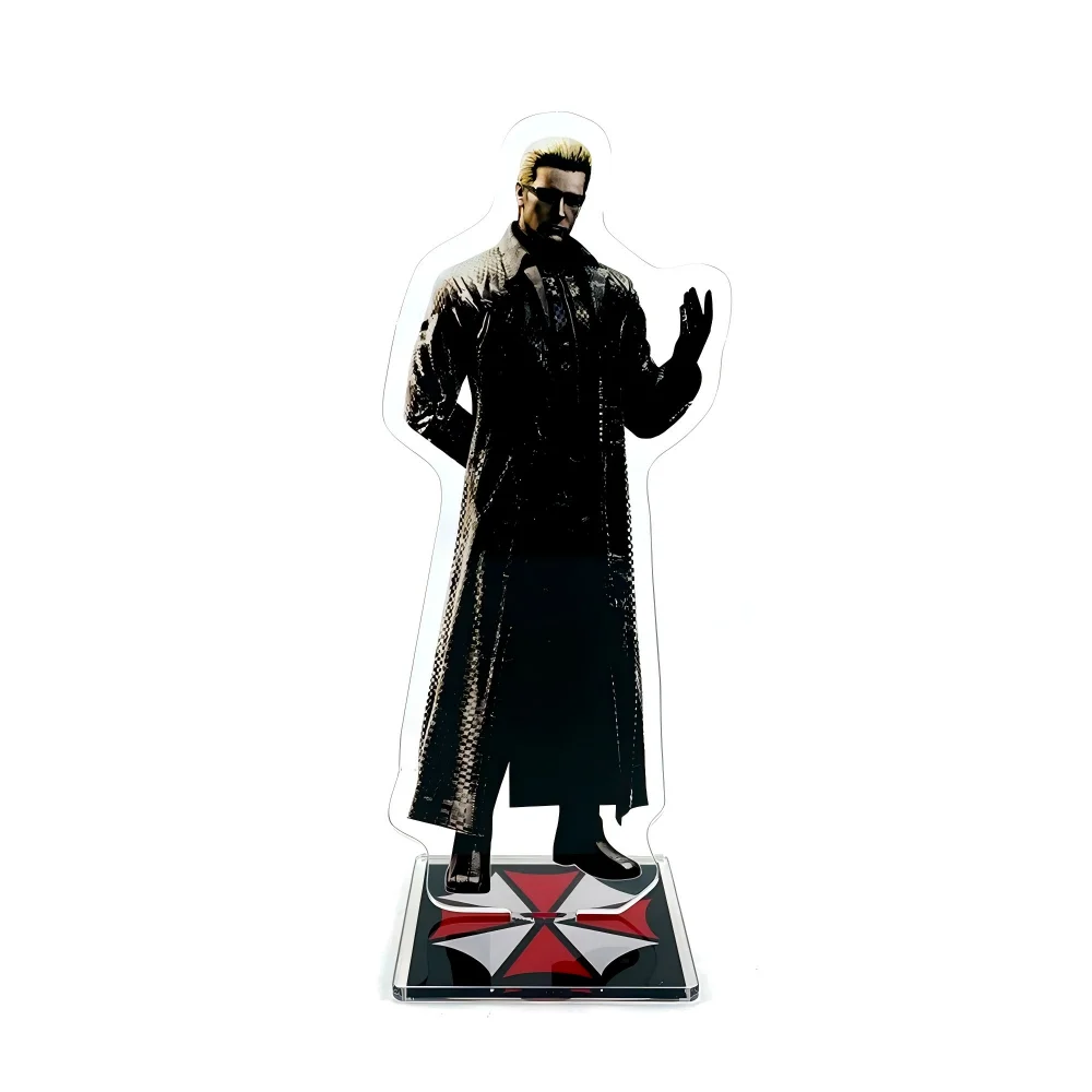 Albert Wesker acrylic stand figure model plate holder cake topper anime