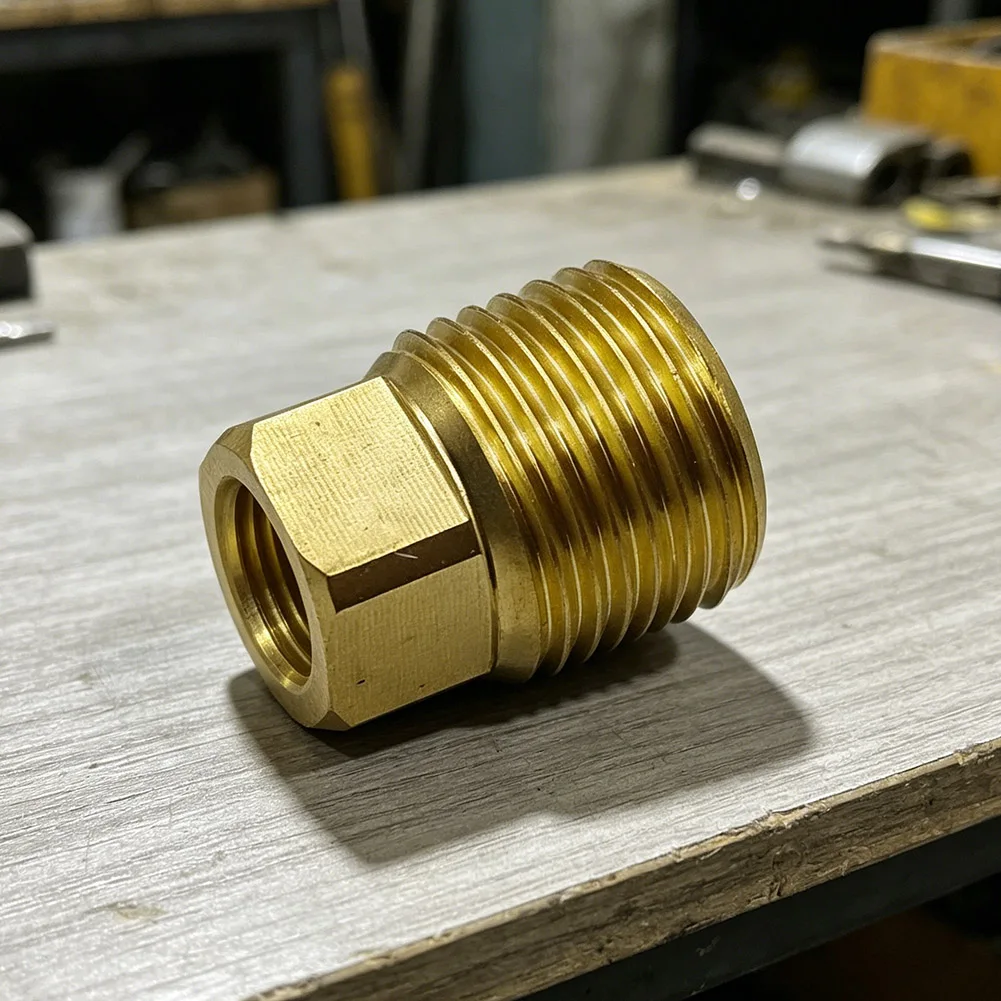2 Pack Brass Hull Drain 3/4 Inch Taper Thread Salt Water Resistant Leak Scupper Stopper For Boat Marine Vessel