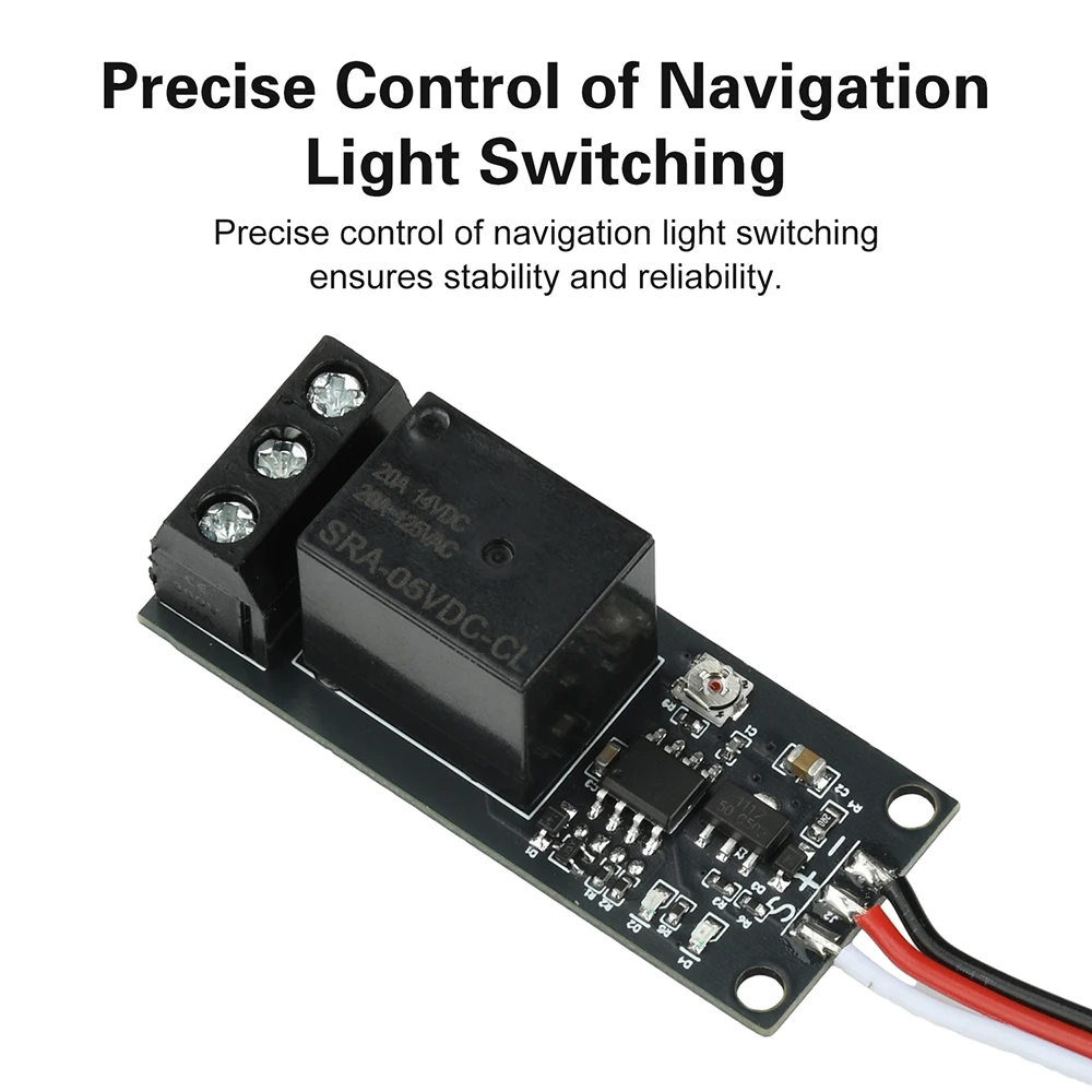 DC 5-18V PWM Electronic Relay Switch Remote Control for RC Airplane DIY Model Navigation Lights Controller Power On-off Switches
