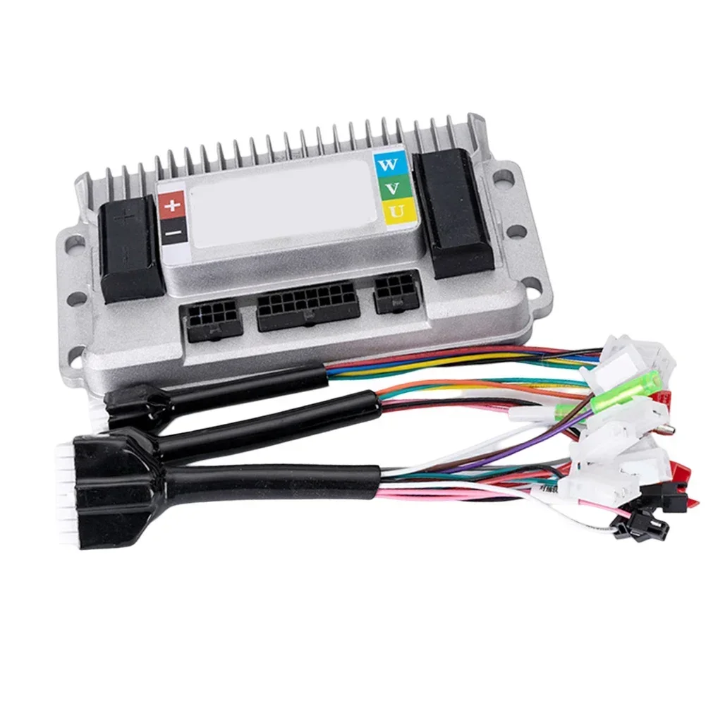 Electric Bike 48V60V72V Motor Controller 1000W Motor Controller Aluminum Alloy Shell Anti-theft Good Compatibility