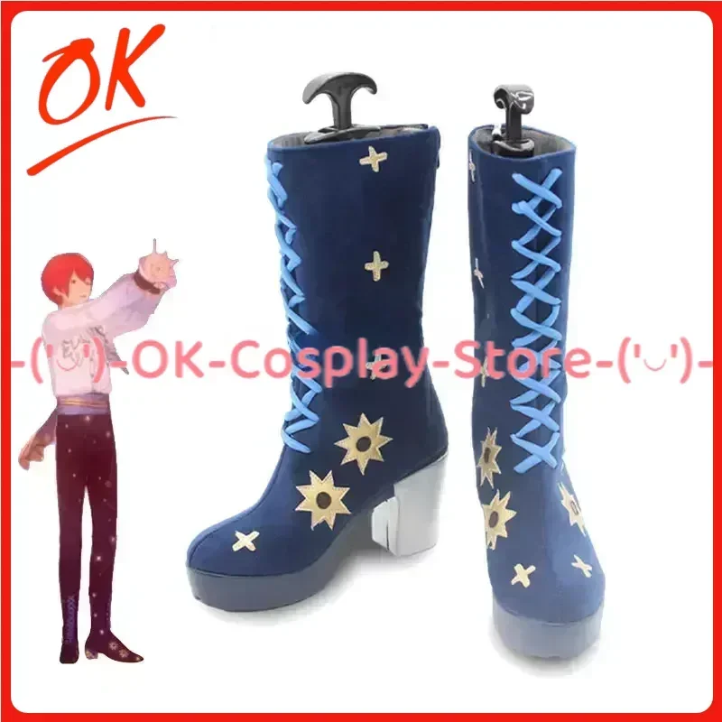 

[На заказ] Suou Tsukasa обувь для косплея игровой ансамбль звезды Starlight Parade аниме реквизит для ролевых игр Хэллоуин вечерние ботинки из искусственной кожи