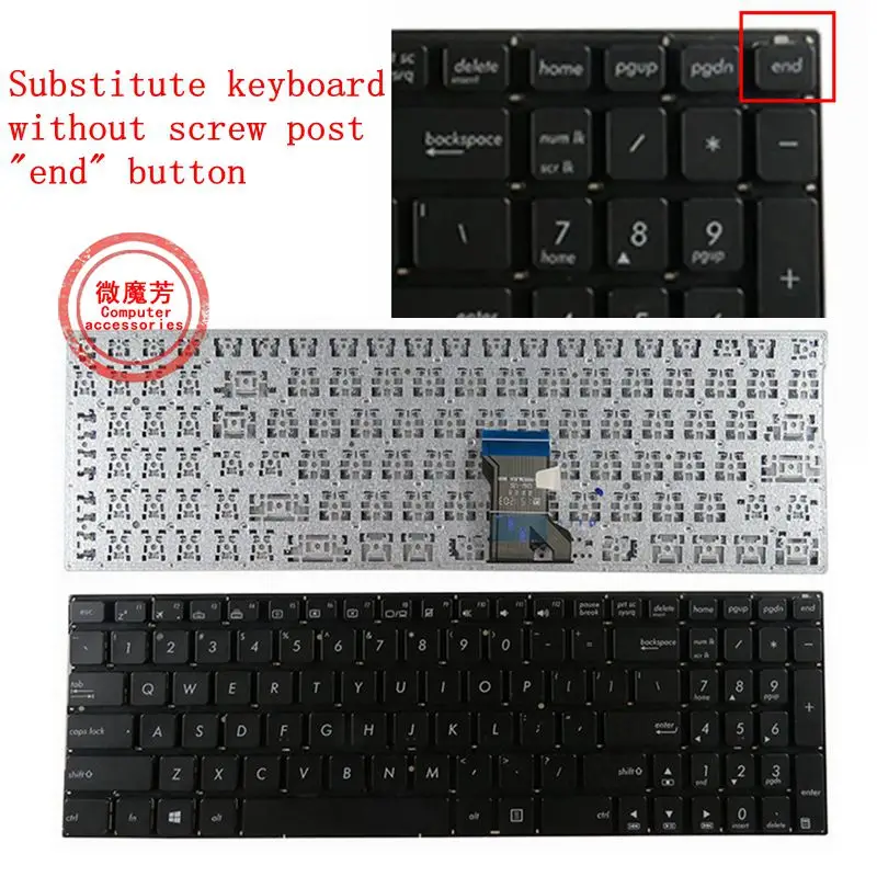 English New for ASUS Q502 Q503 Q552 Q552UB Q503UA Q504UA Q534UX Q553UB N592 US Laptop Keyboard