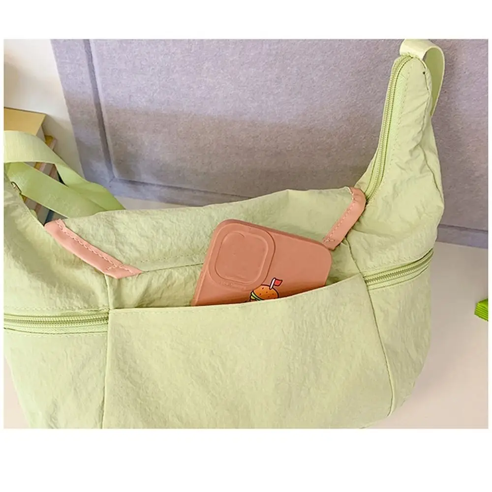 Casual Korean Style Nylon Shoulder Bag Cute Lightweight Fruit Shape Crossbody Bag Tote Bag Handbag Cloth Messenger Bag Outdoor