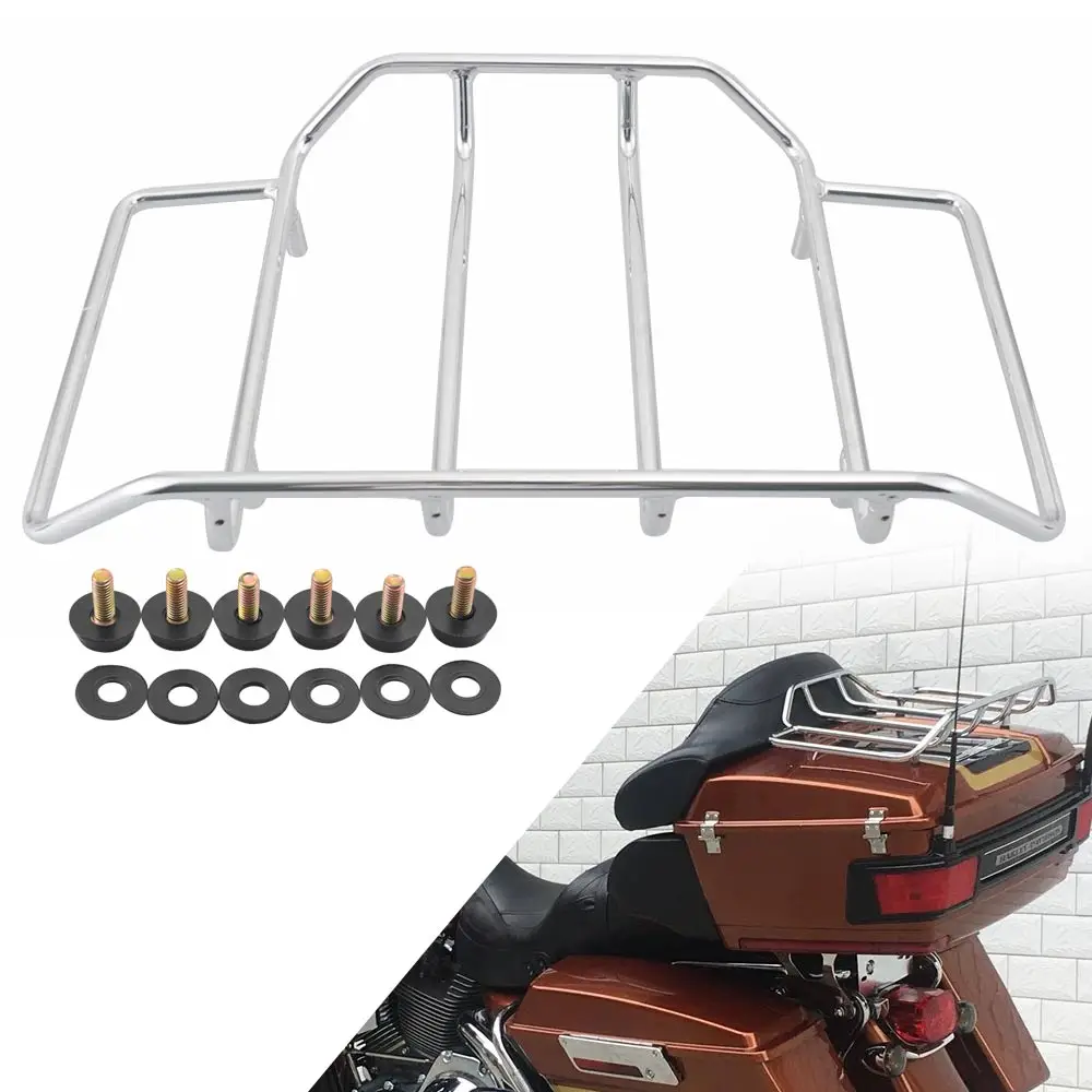 

Motorcycle Accessories Tour Pack Pack Luggage Rack Top Cases Rack For Harley Touring Road King Electra Street Glide Trunk Pak