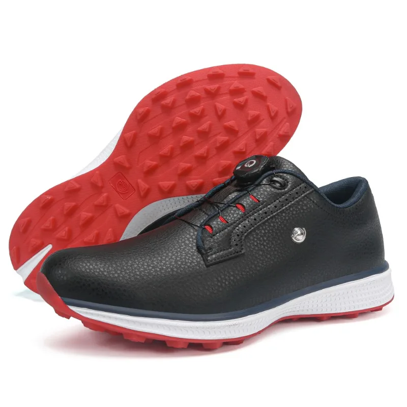 

Высококачественные спортивные кроссовки для мужчин с вращающейся пряжкой, тренировочная обувь для гольфа, мужская удобная спортивная мужская обувь на открытом воздухе