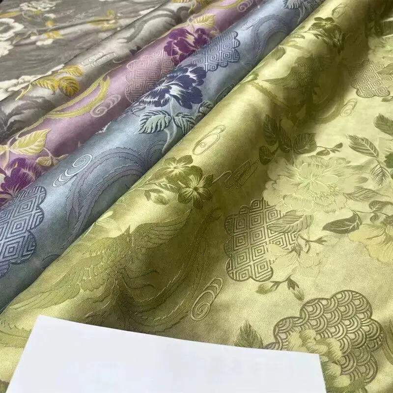 

Real Silk Silk Fabric New Chinese Style Chinese Style Top Dress Cheongsam Suit Wool Silk Fabric