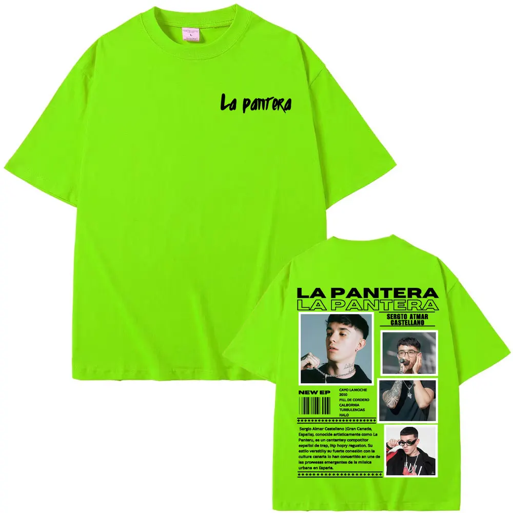 Singer La Pantera Album Tour 2025 Merch T Shirts Men Women Fashion