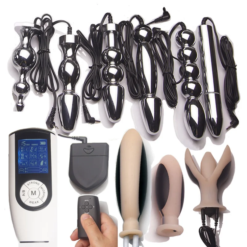 Electric Shock Butt​ Plug,Bdsm Electro Anal Sex Toys,Electrostimulation Electrosex Prostate Massager,E stim Estim Jump Eggs