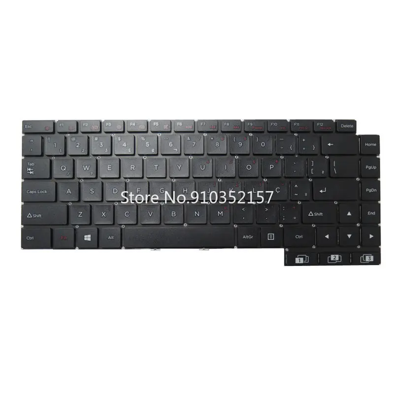 Teclado de diseño BR para ordenador portátil, para SCDY300-16-US-1, Brasil, sin marco